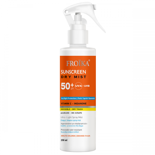FROIKA SUNSCREEN DRY MIST SPF50+ 250ml FROIKA SUNSCREEN DRY MIST SPF50+ 250ml