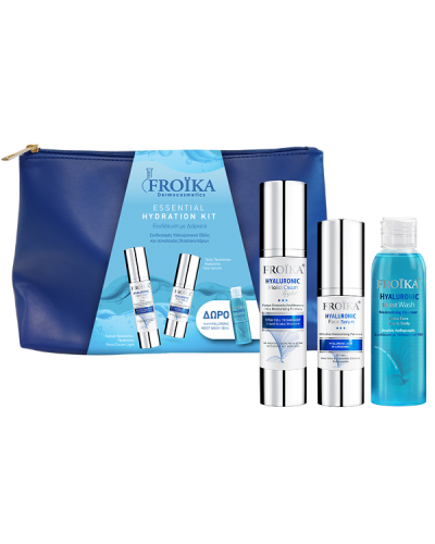 FROIKA PROMO HYALURONIC MOIST CREAM LIGHT 50ml & FACE SERUM 30ml & ΔΩΡΟ MOIST WASH 100ml