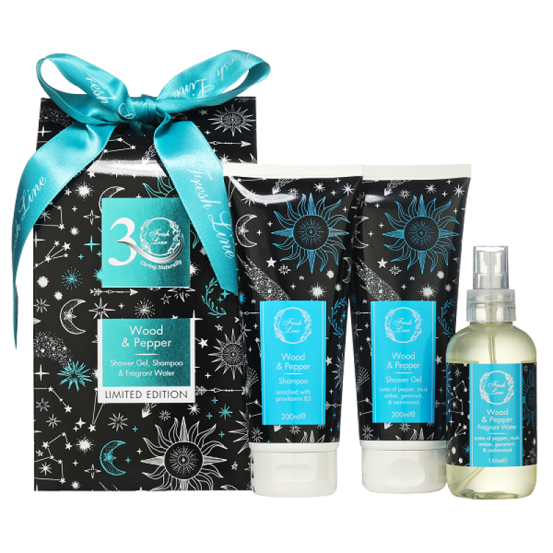 FRESH LINE XMAS MENCARE WOOD & PEPPER ΣΑΜΠΟΥΑΝ 200ML & ΑΦΡΟΛΟΥΤΡΟ ΣΩΜΑΤΟΣ 200ML & ΑΡΩΜΑΤΙΚΟ ΝΕΡΟ ΣΩΜΑΤΟΣ 150ML FRESH LINE XMAS MENCARE WOOD & PEPPER ΣΑΜΠΟΥΑΝ 200ML & ΑΦΡΟΛΟΥΤΡΟ ΣΩΜΑΤΟΣ 200ML & ΑΡΩΜΑΤΙΚΟ ΝΕΡΟ ΣΩΜΑΤΟΣ 150ML