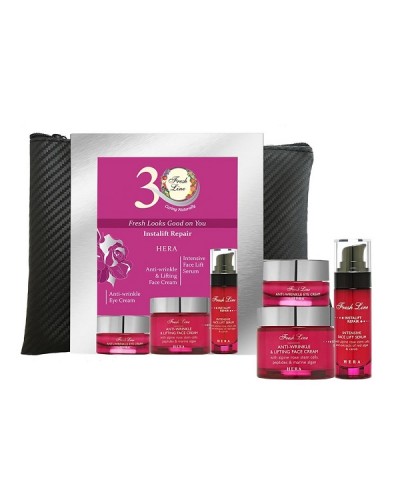 FRESH LINE PROMO NECESSAIRE HERA DAY CREAM 50ML & EYE CREAM 15ML & LIFT SERUM 30ML