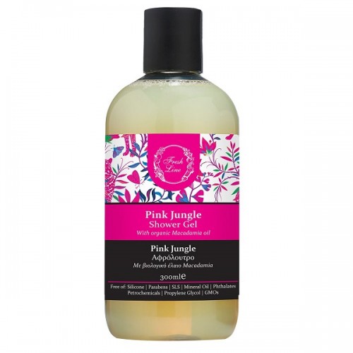 FRESH LINE PINK JUNGLE SHOWER GEL 300ML