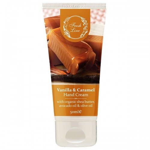 FRESH LINE HAND CREAM VANILLA & CARAMEL 50ml