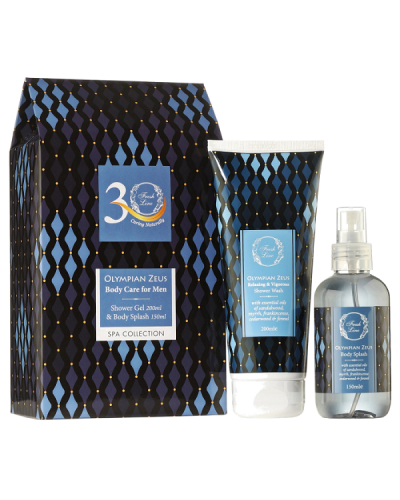 FRESH LINE MEN'S DAY OLYMPIAN ZEUS DUO SET SHOWER WASH 200ML & BODY SPLASH 150ML