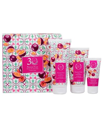 FRESH LINE PROMO PASSION FRUIT SHOWER GEL 200ML & BODY BUTTER 150ML & VANILLA HAND CREAM 50ML