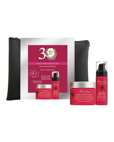 FRESH LINE PROMO NECESSAIRE RED BERRIES FACE CREAM 50ML & NIGHT SERUM 30ML