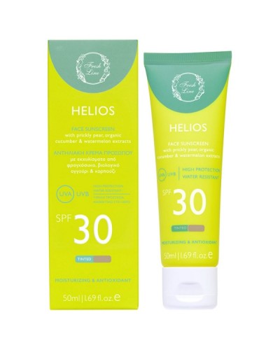 FRESH LINE HELIOS FACE CREAM Spf30 TINTED 50ml