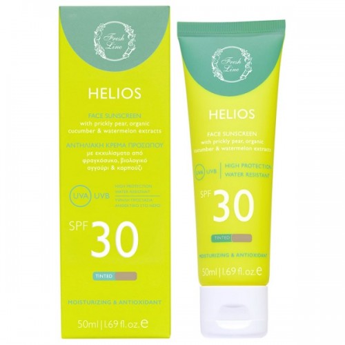 FRESH LINE HELIOS FACE CREAM Spf30 TINTED 50ml