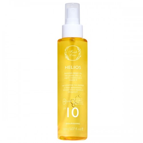 FRESH LINE HELIOS TANNING BODY OIL Spf10 150ml