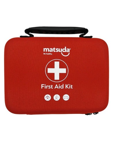 MATSUDA FIRST AID KIT ΦΑΡΜΑΚΕΙΟ ΠΡΩΤΩΝ ΒΟΗΘΕΙΩΝ ΣΕ ΤΣΑΝΤΑΚΙ ΠΡΟΓΕΜΙΣΜΕΝΟ 