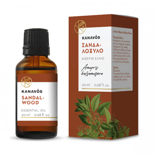 KANAVOS ESSENTIAL OIL SANDALWOOD 20ml