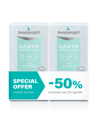 PHARMASEPT BALANCE MILD DEO ROLL-ON 2Χ50ML