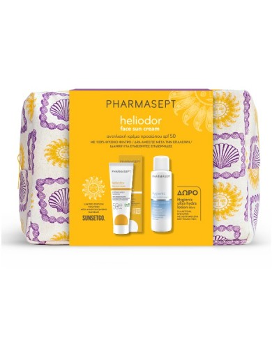 PHARMASEPT PROMO HELIODOR FACE SUN CREAM SPF50 50ml & ΔΩΡΟ HYGIENIC ULTRA HYDRA LOTION 80ml