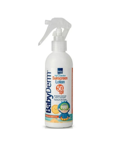 INTERMED BABYDERM SUNSCREEN LOTION 50spf 200ml