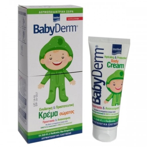 INTERMED BABYDERM HYDRATING & PROTECTIVE BODY CREAM 125ML