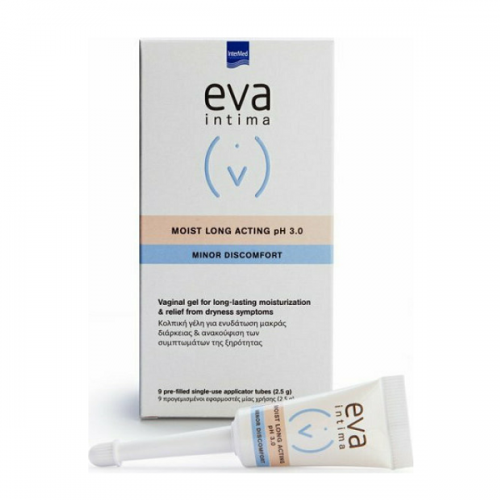 INTERMED EVA INTIMA MOIST LONG ACTING PH3.0 9TUBES X 2.5G