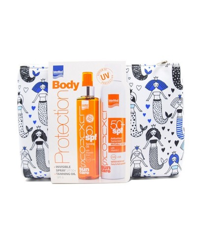 INTERMED LUXURIOUS SUNCARE TANNING OIL SPF6 200ML & INVISIBLE SPRAY SPF50+ 200ML
