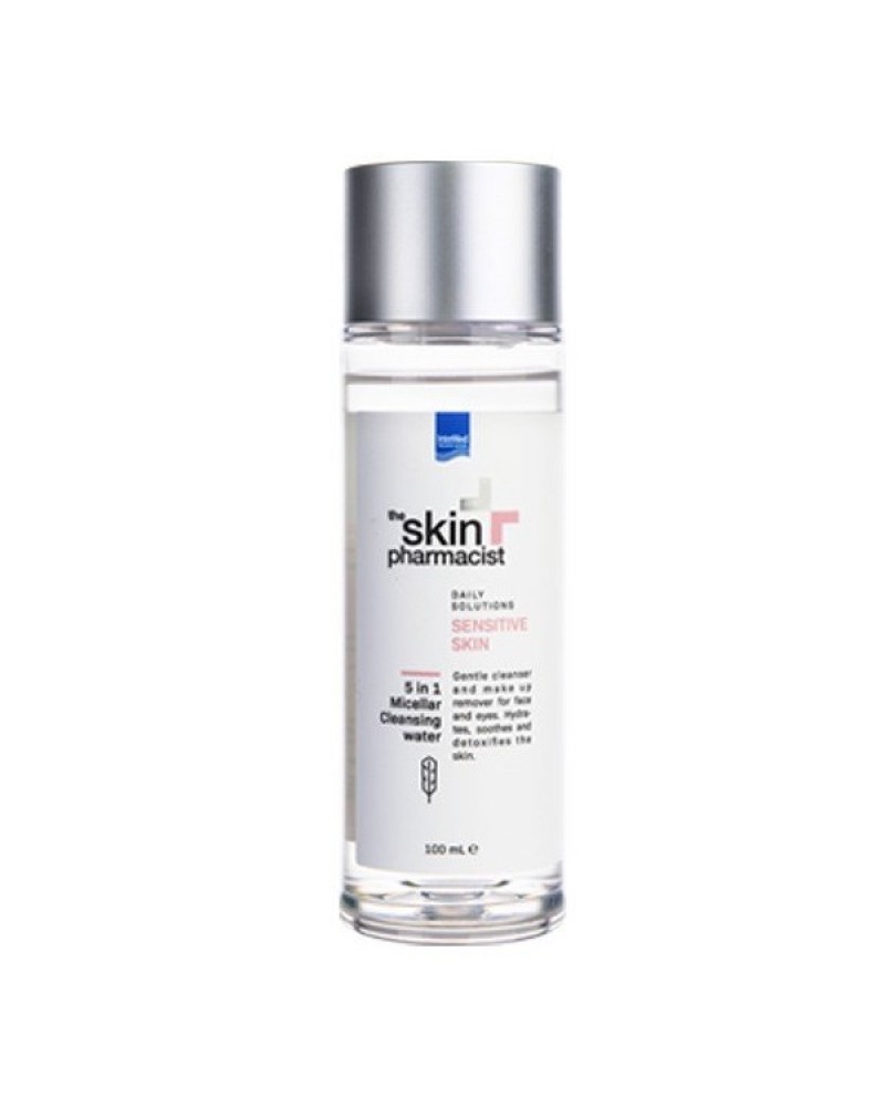 THE SKIN PHARMACIST SENSITIVE SKIN 5 IN1 MICELLAR CLEANSING WATER 100ML THE SKIN PHARMACIST SENSITIVE SKIN 5 IN1 MICELLAR CLEANSING WATER 100ML