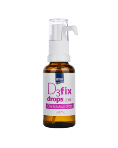 INTERMED D3 FIX DROPS 200IU WITH PUMP 30ML