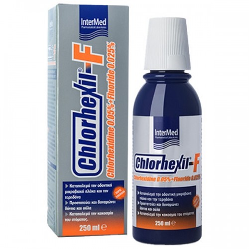 INTERMED CHLORHEXIL F MOUTHWASH 250ml INTERMED CHLORHEXIL F MOUTHWASH 250ml