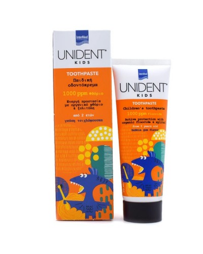 INTERMED UNIDENT KIDS TOOTHPASTE 1000ppm F 50ml