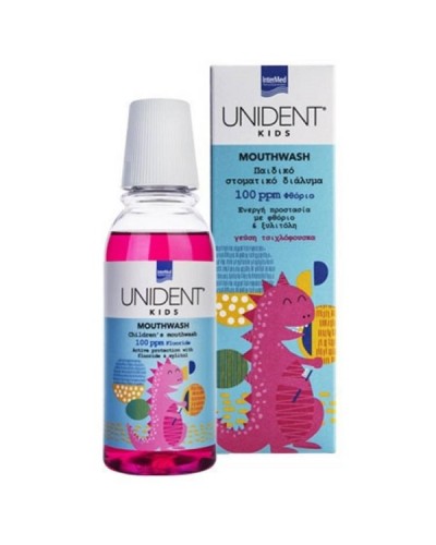 INTERMED UNIDENT KIDS MOUTHWASH 100ppm F 250ml