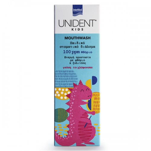 INTERMED UNIDENT KIDS MOUTHWASH 100ppm F 250ml