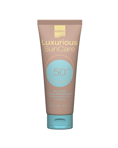 INTERMED LUXURIOUS SUN CARE SILK COVER BB CREAM SPF50 NATURAL 75ML