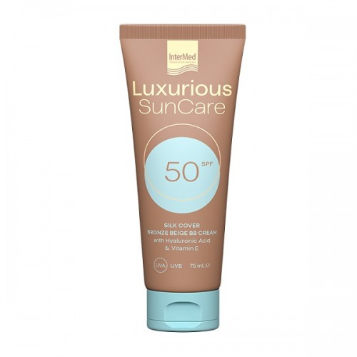 INTERMED LUXURIOUS SUN CARE SILK COVER BRONZE BEIGE BB CREAM SPF 50 75ML