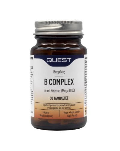 QUEST B COMPLEX TIMED RELEASE 30TABS