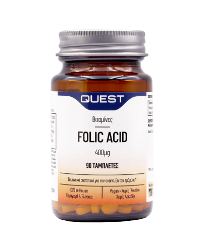 QUEST FOLIC ACID 400MG 90TABS