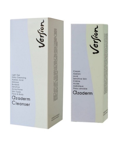 VERSION AZADERM CLEANSER 200ml & ΔΩΡΟ AZADERM CREAM 30ml