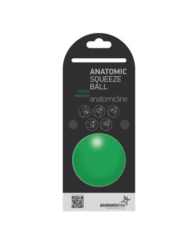 ANATOMIC LINE 6104/G ANATOMIC SQUEEZE BALL MEDIUM ΜΠΑΛΛΑΚΙ ΑΣΚΗΣΗΣ ΧΕΙΡΟΣ ΜΕΤΡΙΟ ΠΡΑΣΙΝΟ