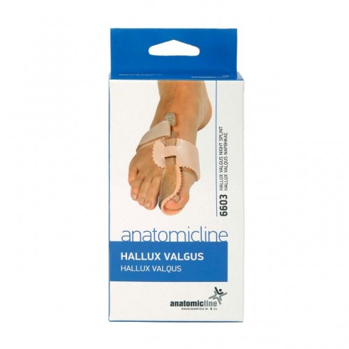 ANATOMIC LINE 6603Δ ΝΑΡΘΗΚΑΣ ΜΕΓΑΛΟΥ ΔΑΧΤΥΛΟΥ HALLUX VALQUS ΔΕΞΙΟΣ ONE SIZE