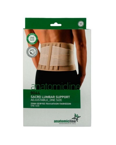 ANATOMIC LINE 9044 ΖΩΝΗ ΟΣΦΥΟΣ GOLD NEOPRENE ONE SIZE