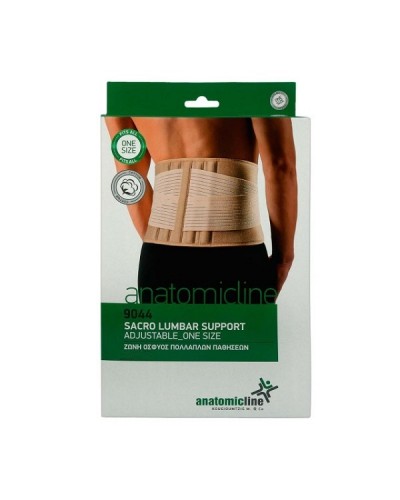 ANATOMIC LINE 9044 ΖΩΝΗ ΟΣΦΥΟΣ GOLD NEOPRENE LARGE