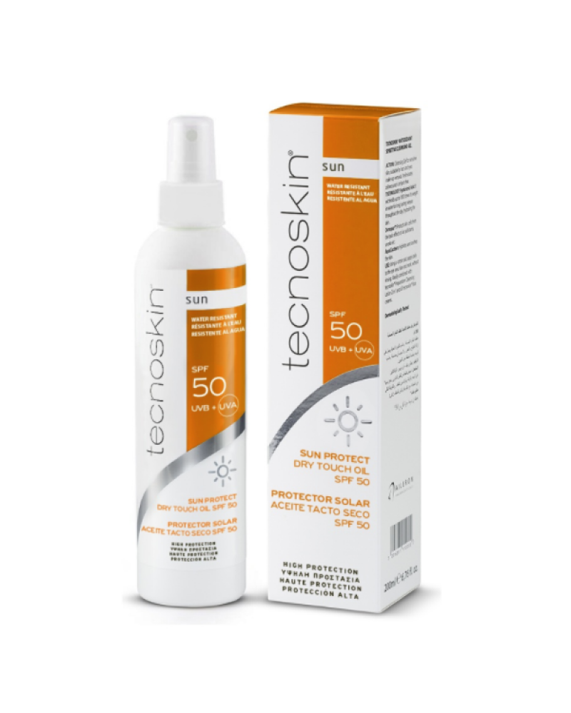 TECNOSKIN SUN DRY TOUCH OIL 50SPF 200ML TECNOSKIN SUN DRY TOUCH OIL 50SPF 200ML