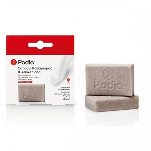 PODIA CLEANSING & EXFOLIATING SOAP 100GR