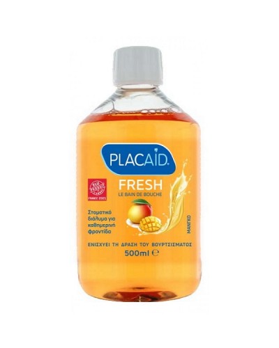 PLAC AID FRESH ΜΑΝΓΚΟ ΚΑΘΗΜΕΡΙΝΟ ΣΤΟΜΑΤΙΚΟ ΔΙΑΛΥΜΑ 500ML