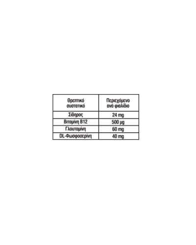 UNI-PHARMA TONOSAN SIDIROBOOSTER + B12 15 ΦΙΑΛΙΔΙΑ X 7ML