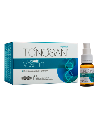 UNI-PHARMA TONOSAN MULTIVITAMIN 15 ΦΙΑΛΙΔΙΑ X 15ML