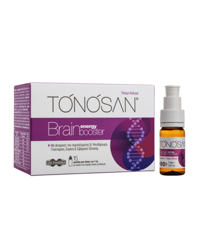 UNI-PHARMA TONOSAN BRAIN & ENERGY BOOSTER 15 ΦΙΑΛΙΔΙΑ X 15ML