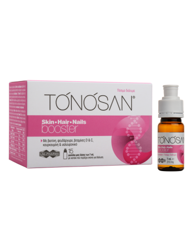 UNI-PHARMA TONOSAN SKIN-HAIR-NAILS BOOSTER 15 ΦΙΑΛΙΔΙΑ X 7ML