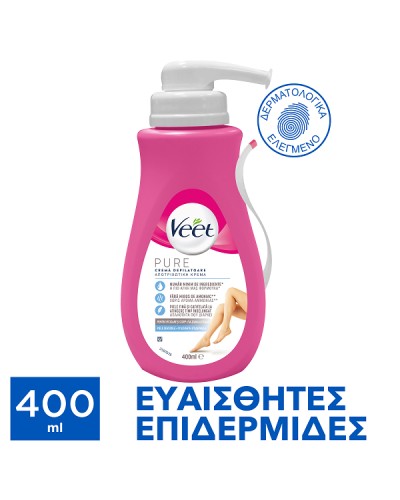 VEET ΚΡΕΜΑ ΑΠΟΤΡΙΧΩΣΗΣ ΓΙΑ ΕΥΑΙΣΘΗΤΕΣ ΕΠΙΔΕΡΜΙΔΕΣ 400ml