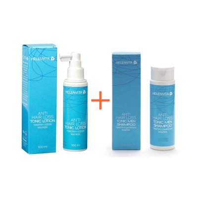 HELENVITA ANTI HAIR LOSS TONIC LOTION 100ML & ΔΩΡΟ MEN SHAMPOO 100ML
