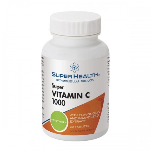 SUPER HEALTH SUPER VITAMIN C 1000 30TABS