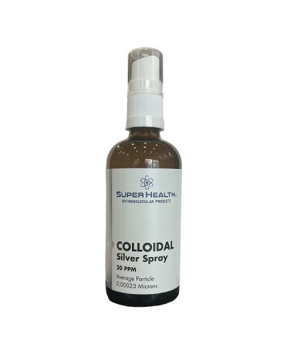 SUPER HEALTH COLLOIDAL SILVER SPRAY 20PPM 100ML