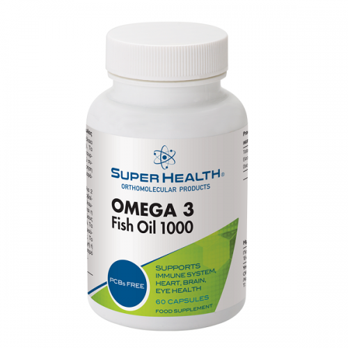 SUPER HEALTH OMEGA 3 FISH OIL 1OOO 60CAPS