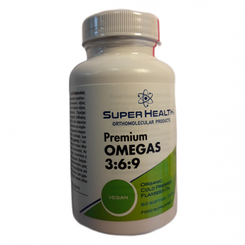 SUPER HEALTH PREMIUM OMEGAS 3:6:9 1000MG 60CAPS