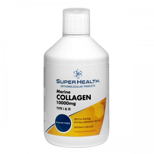 SUPER HEALTH MARINE COLLAGEN 10000MG TYPE I & III 500ML