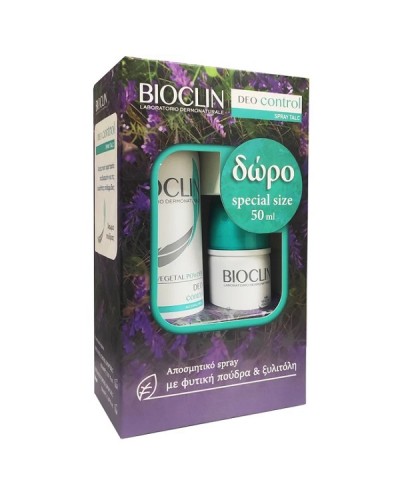 BIOCLIN DEODORANT TALC SPRAY CONTROL 150ML + 50ML ΔΩΡΟ